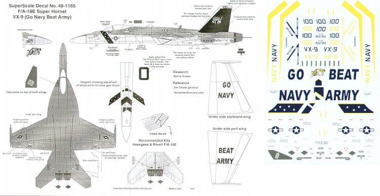 Microscale SS481165 1:48 Boeing F/A-18E Super Hornet