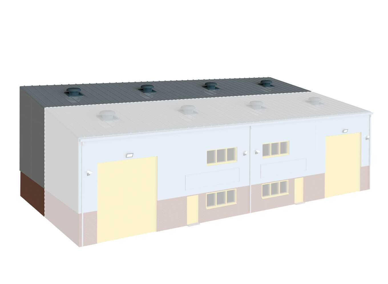 Wills Kits SSM315 Industrial/Retail Unit Extension Kit HO/OO Gauge
