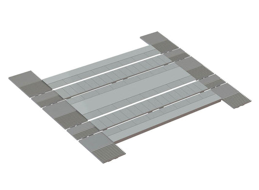 Wills Kits SSM319 Modern Level Crossing Road Bed Single on Double Track HO/OO Gauge