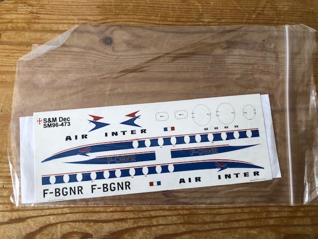 S & M Models SSM96-473 1:96 Air Inter F-BGNR Vickers Viscount 708