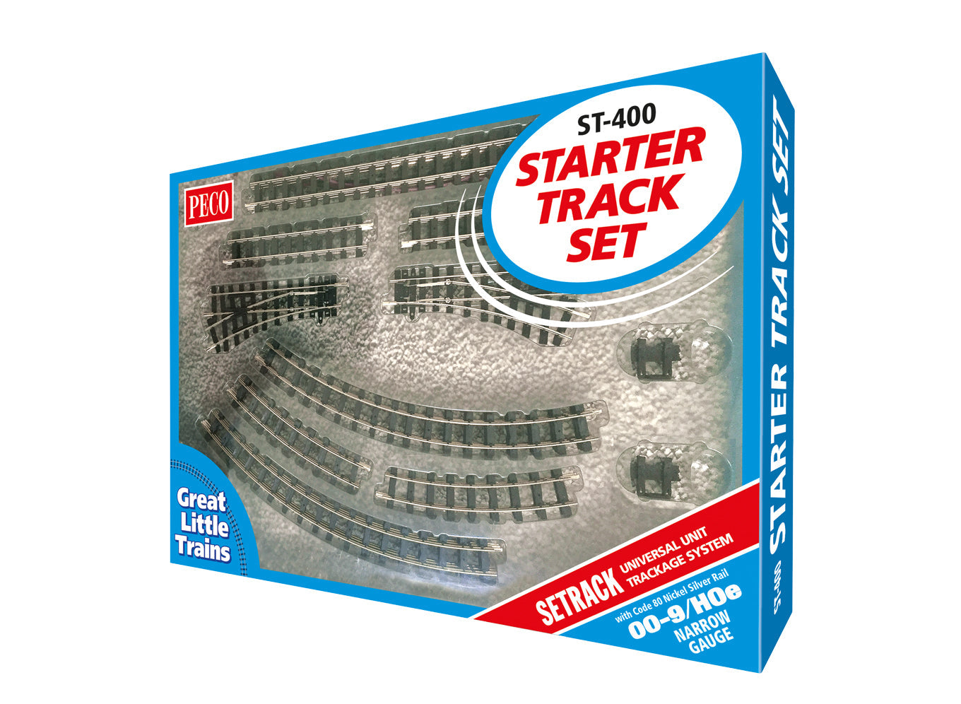 PECO ST-400 Starter Track Set OO9 Gauge