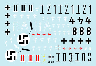 Star Decals STAR35840 1:35 German DAK/Afrika Korps Mix # 6 Pz.Kpfw.II Ausf.A-C 5