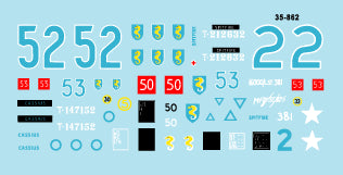 Star Decals STAR35862 1:35 27th Armoured Brigade, D-Day and Normandy