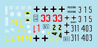 Star Decals STAR35871 1:35 Panzerjager Marder II Ausf.D
