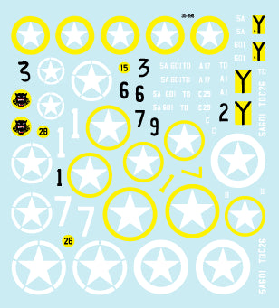 Star Decals STAR35898 1:35 U.S