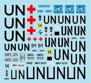 Star Decals STAR35905 1:35 Peacekeepers in the Middle East