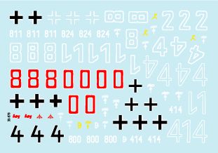 Star Decals STAR35976 1:35 Afrika Mix #1