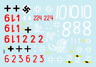 Star Decals STAR35977 1:35 German Tanks in Norway; Pz.Abt