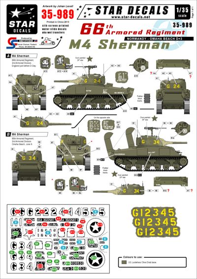 Star Decals STAR35989 1:35 U.S