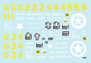 Star Decals STAR35989 1:35 U.S