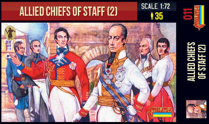 Strelets STR01172 1:72 Allied Chiefs of Staff set 2
