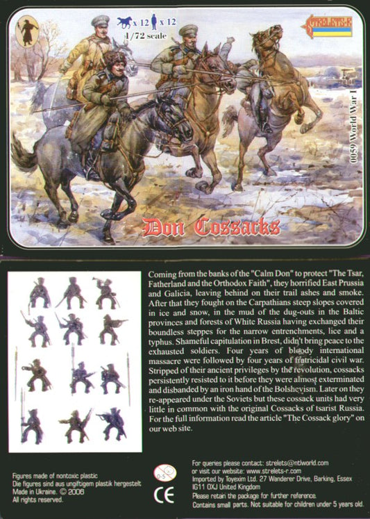 Strelets STR05972 1:72 Don Cossacks WWI