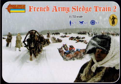 Strelets STR13472 1:72 French Army Sledge Train 2