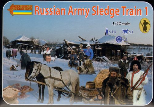 Strelets STR13572 1:72 Russian Army Sledge Train 1
