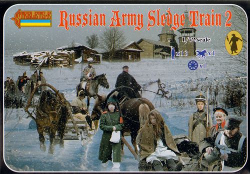 Strelets STR13672 1:72 Russian Army Sledge Train 2