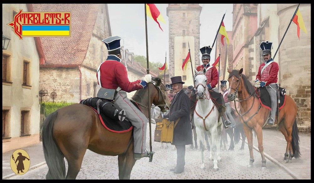 Strelets STR16172 1:72 Prussian the 7th Uhlans Napoleonic