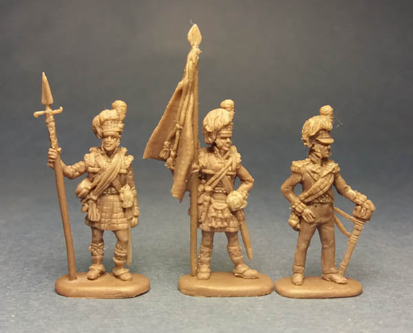 Strelets STR16372 1:72 Napoleonic Highlanders Standing at Ease