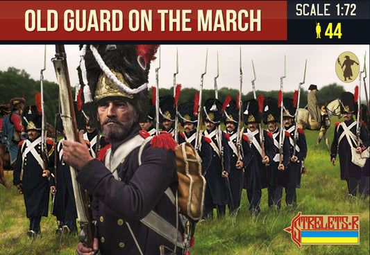 Strelets STR18172 1:72 Old Guard on the March Napoleonic