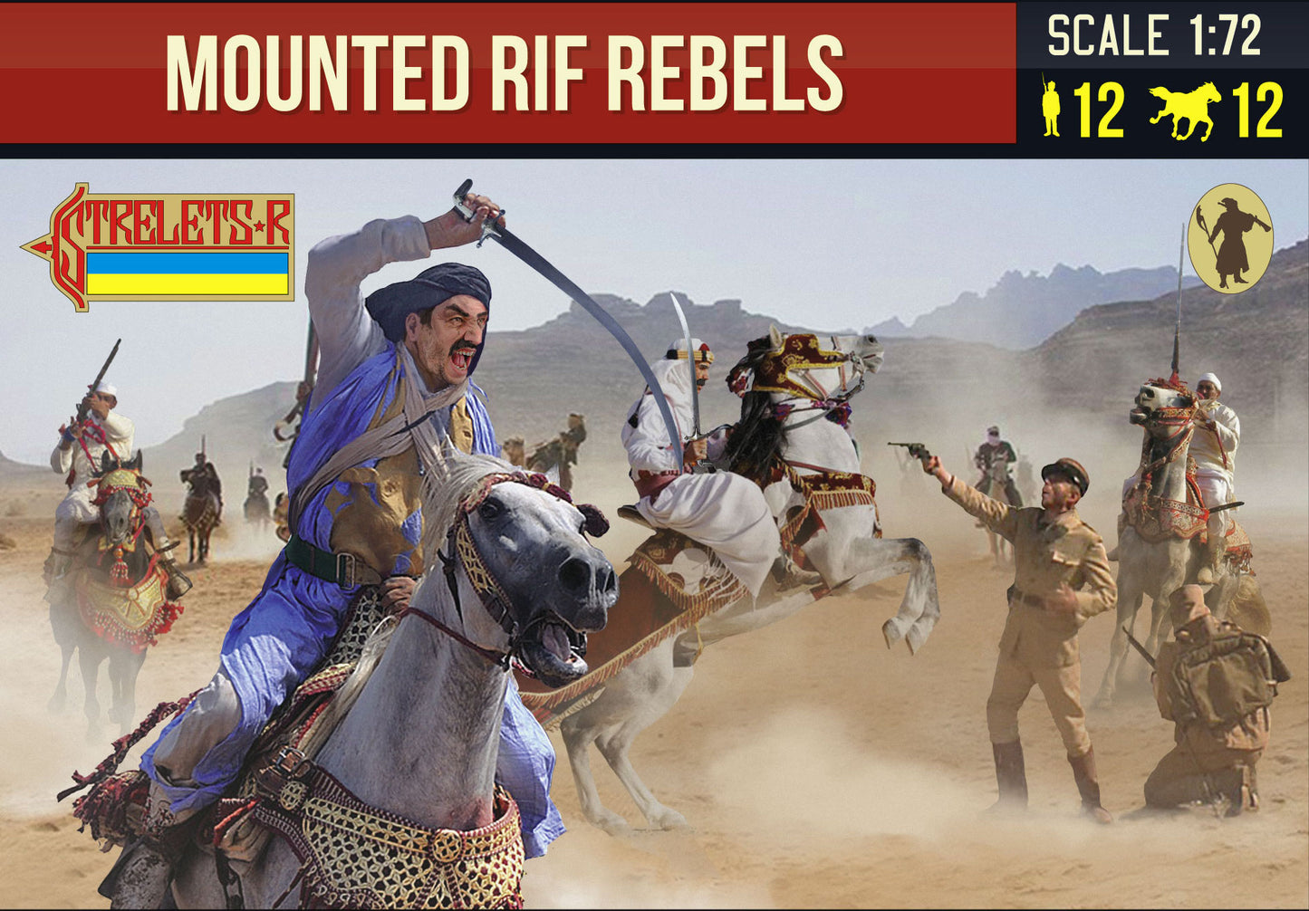 Strelets STR19072 1:72 Mounted Rif Rebels Rif War