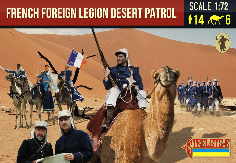 Strelets STR19272 1:72 Re-issued! French Foreign Legion Desert Patrol