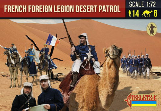 Strelets STR19272 1:72 Re-issued! French Foreign Legion Desert Patrol