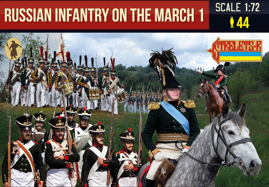 Strelets STR21272 1:72 Russian Infantry on the March 1 Napoleonic