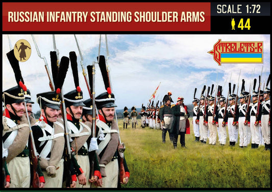 Strelets STR21672 1:72 Russian Infantry Standing Shoulder Arms