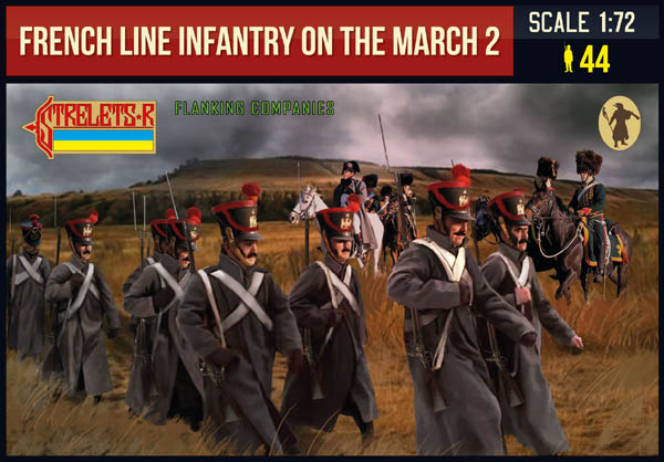 Strelets STR22072 1:72 French Line Infantry on the March 2 Napoleonic