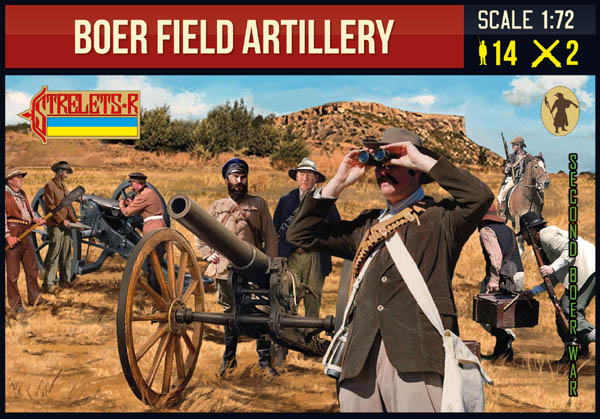 Strelets STR22472 1:72 Boer Field Artillery Anglo-Boer War