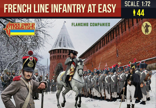 Strelets STR22572 1:72 French Line Infantry at Ease in Winter Dress