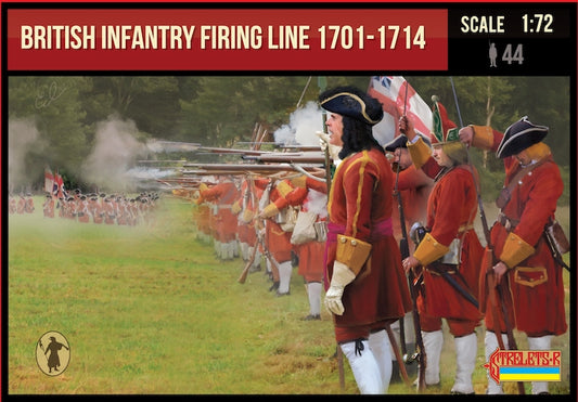 Strelets STR23272 1:72 British Infantry Firing Line 1701-14 Spanish Success War