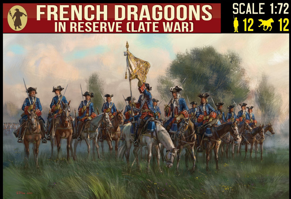 Strelets STR25272 1:72 French Late War Dragoons in Reserve