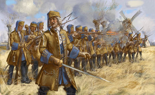 Strelets STR25472 1:72 Dismounted French Dragoons in Skirmish