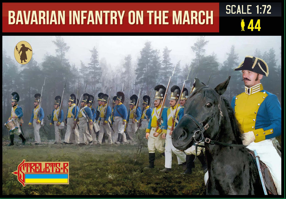 Strelets STR27272 1:72 Bavarian Infantry on the March
