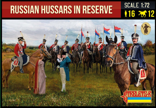 Strelets STR27672 1:72 Russian Hussars in Reserve Napoleonic
