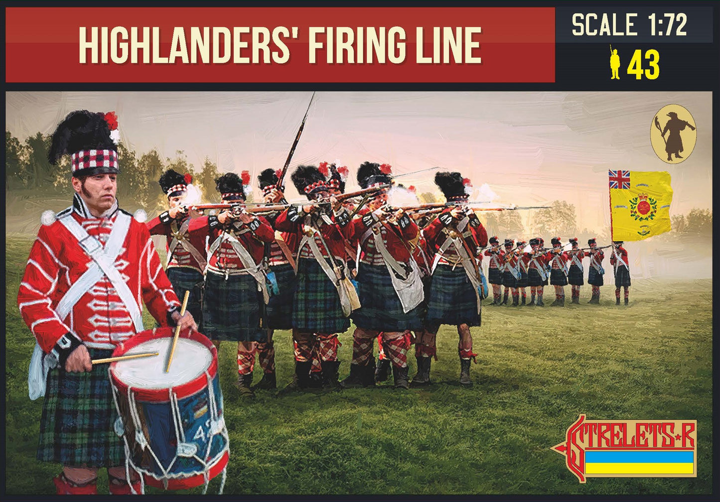 Strelets STR27972 1:72 Highlanders' Firing Line