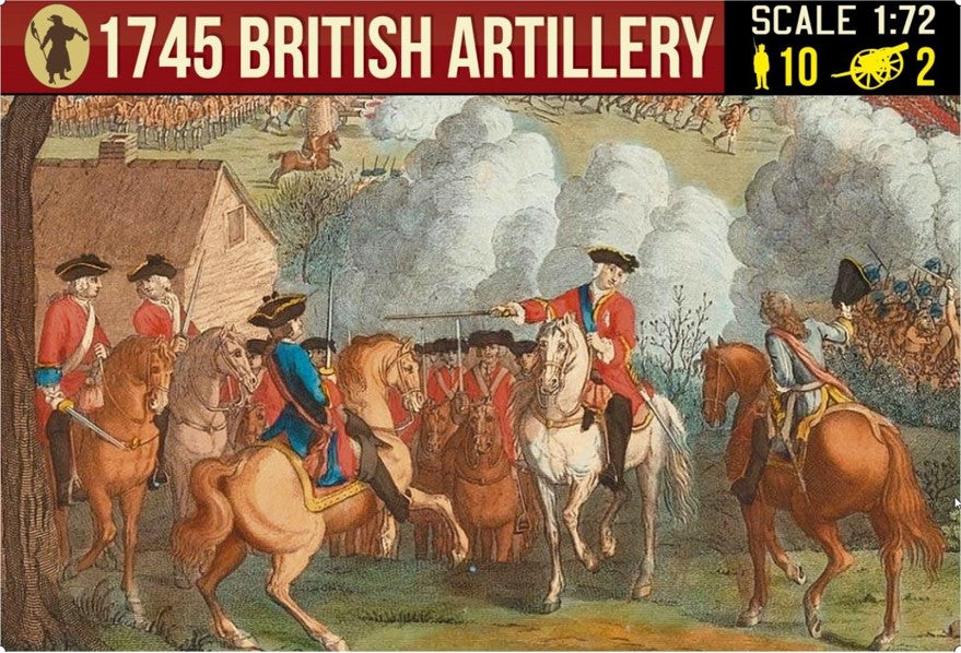 Strelets STR28472 1:72 1745 British Artillery of the Jacobite Uprising