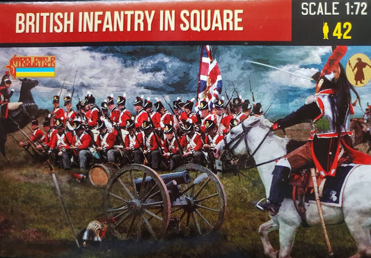 Strelets STR28672 1:72 British Infantry in Square Napoleonic