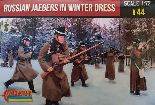 Strelets STR28972 1:72 Russian Jaegers in Winter Dress Napoleonic era