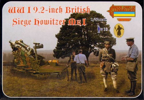 Strelets STRA012 1:72 9.2-inch British Siege Howitzer with crew winter uniform