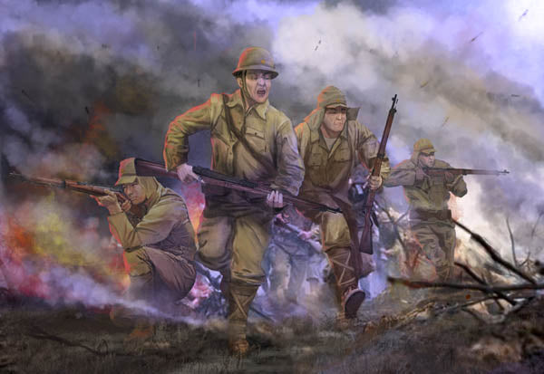 Strelets STRM128 1:72 Imperial Japanese Army in Attack