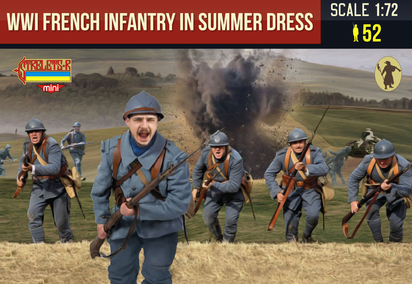 Strelets STRM134 1:72 French Infantry in Summer Dress