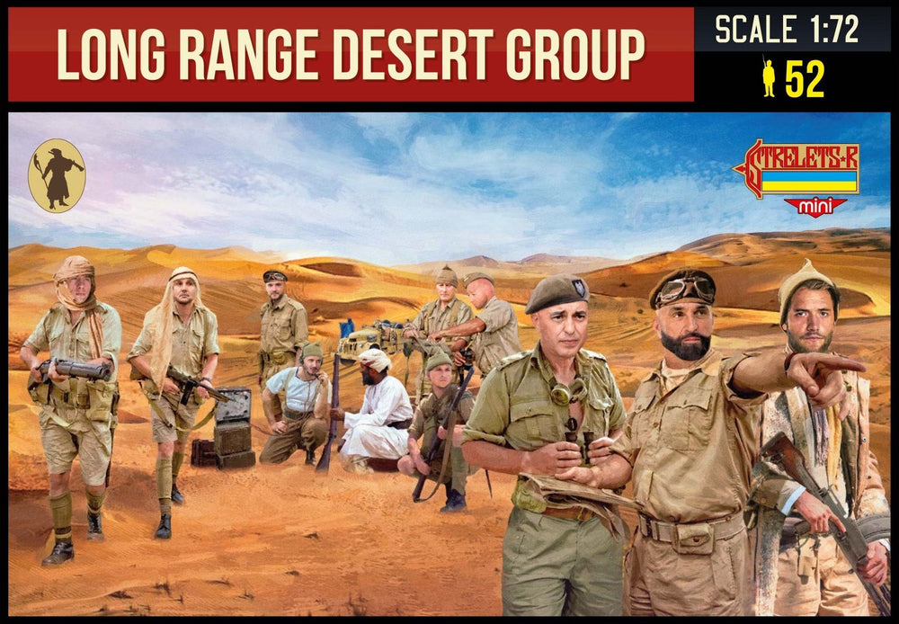 Strelets STRM144 1:72 Long Range Desert Group