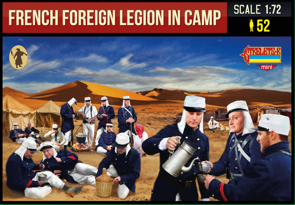 Strelets STRM146 1:72 French Foreign Legion in Camp