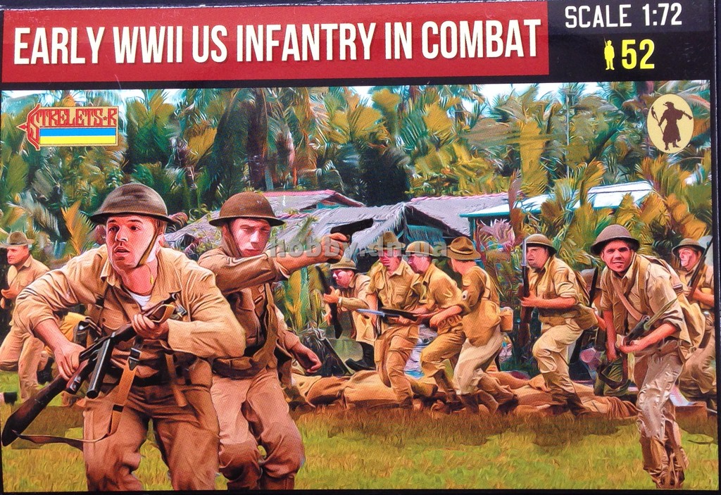 Strelets STRM159 1:72 Early WWII US Infantry in Combat WWII