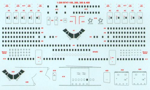 26 Decals STS20005 1:200 Cathay Pacific Boeing 747 Delivery
