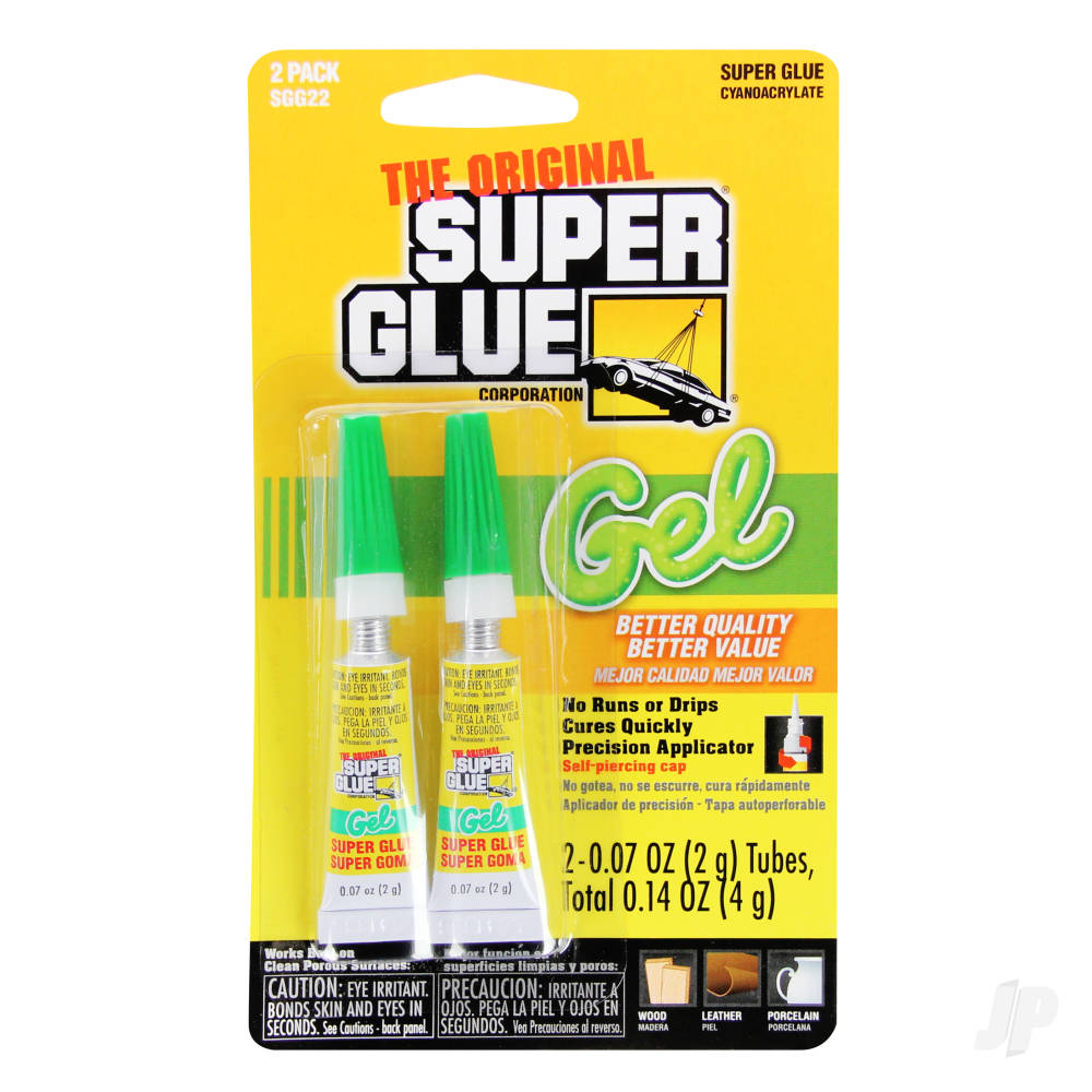Super Glue Super Glue Gel 2-Pack (2x 0.07oz, 2g) SGG22