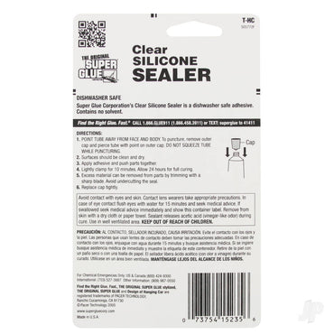 Super Glue Clear Silicone Sealer (1.5fl oz, 44.3ml) T-HC
