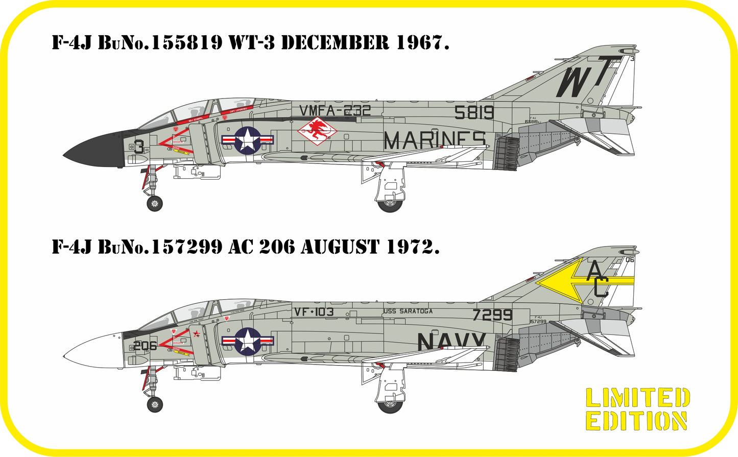 Sova-M SVM-14001 F-4J Phantom II USN/USMC 1:144