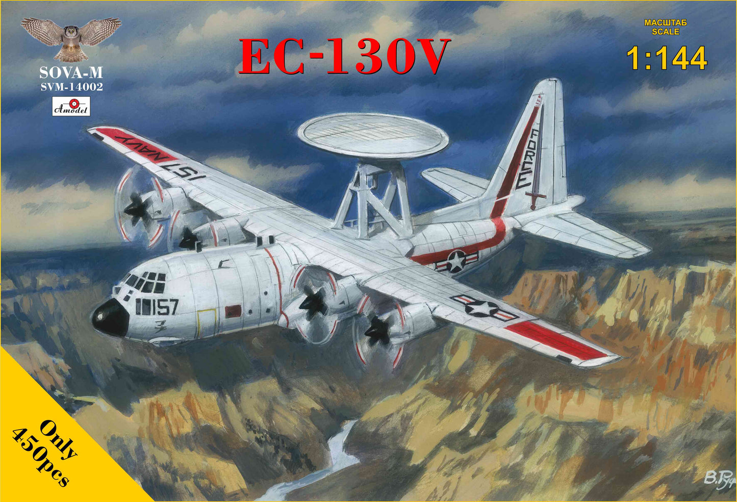 Sova-M SVM-14002 1:144 Lockheed EV-130V Hercules